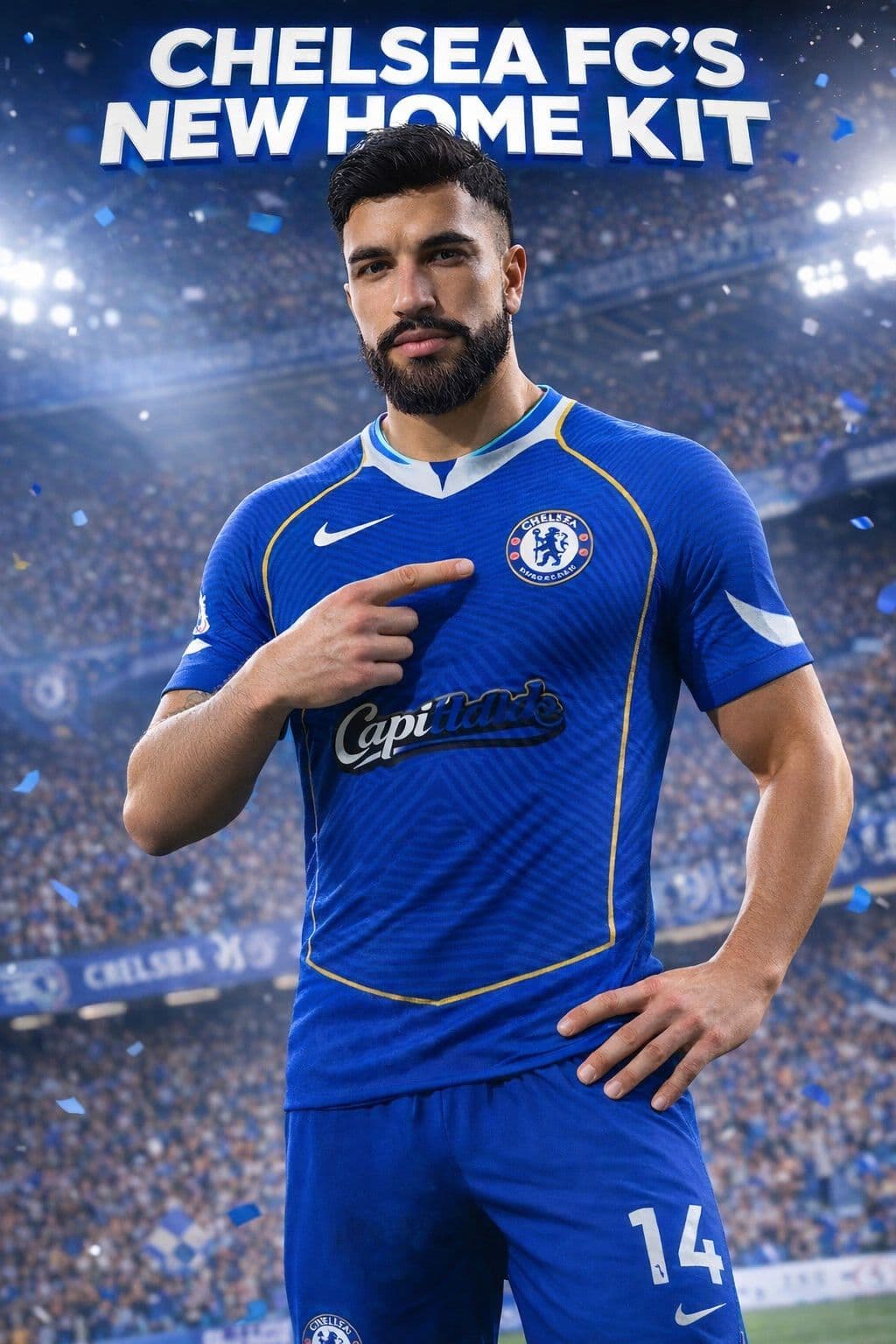 Novo Kit do Chelsea FC para a temporada 36/37!🔥⭐️ A camisa do Chelsea simboliza tradição, orgulho, garra e a paixão de lutar pelo clube …
