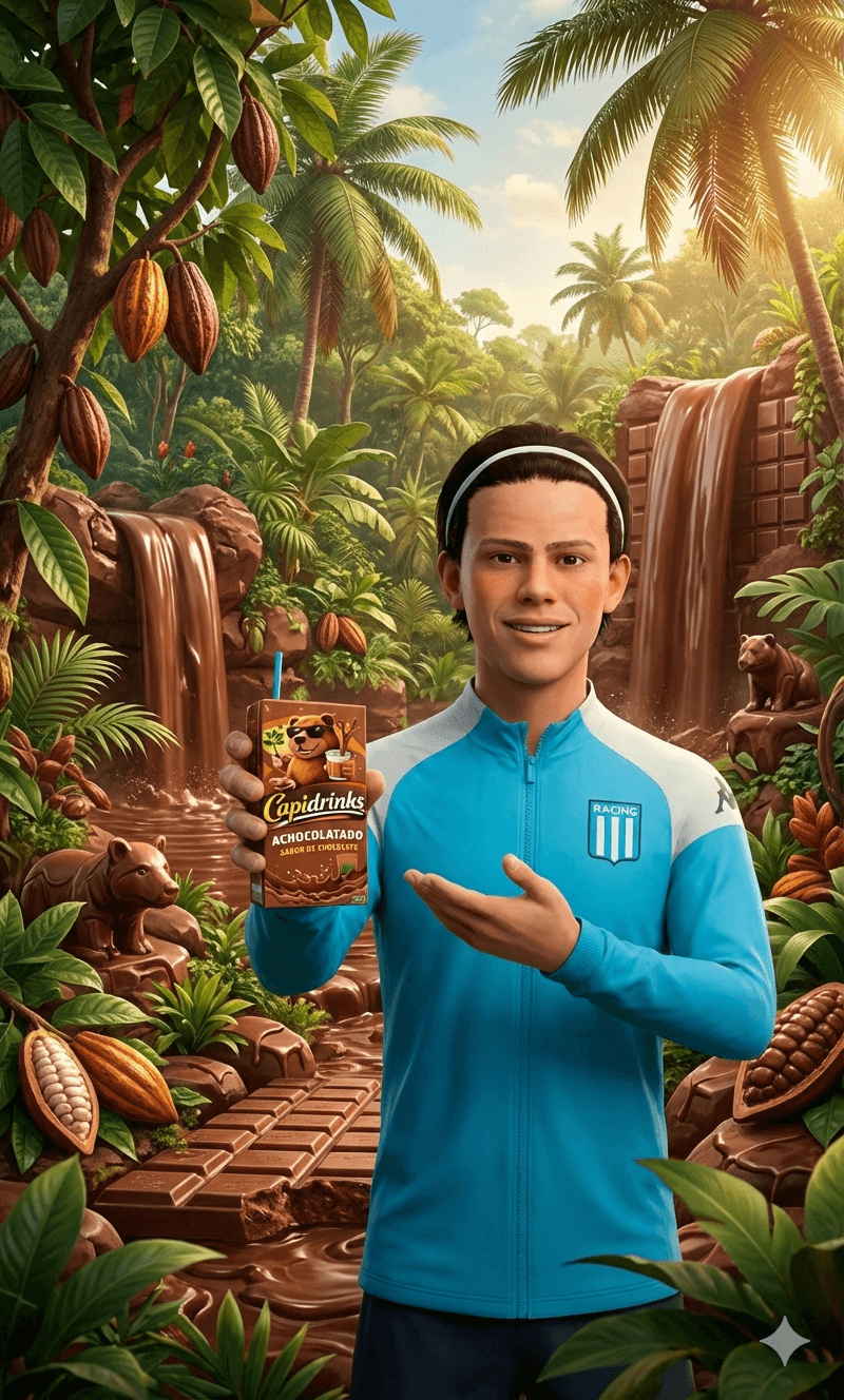 {@}[Brayan Haag](68b513d1cdd603bf782f2a98) 🤝 Capidrinks O cara é craque dentro de fora de campo e sabe o que é um bom achocolatado. ⭐️