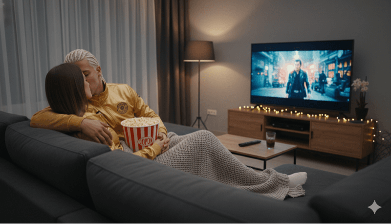 Cinema antes do treino