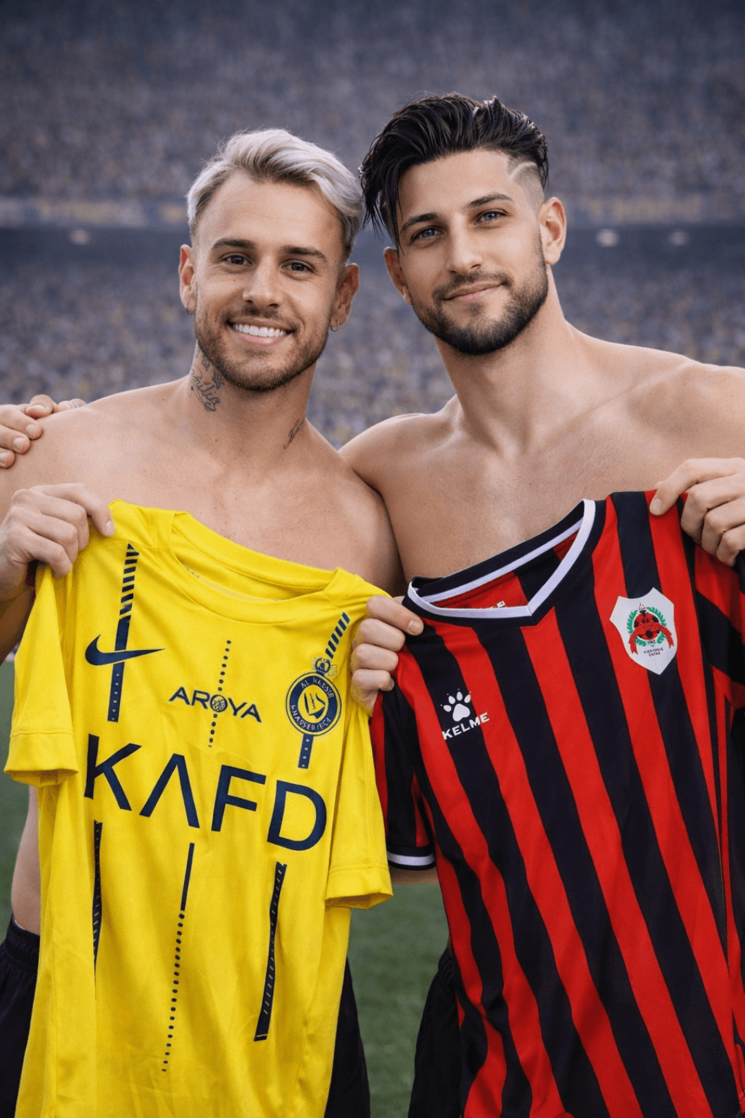 Depois do jogo tive a honra de trocar a camisa com meu ídolo obrigado de verdade meu parceiro Róger Guedes sonho realizado