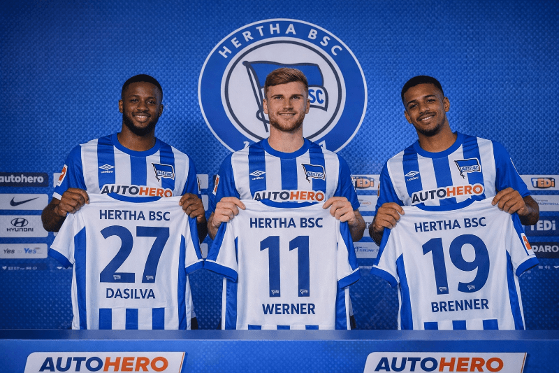 Hertha Berlin anuncia DaSilva, Werner e Brenner como novos reforços. Qualidade, experiência e juventude chegam para iniciar um novo ciclo…