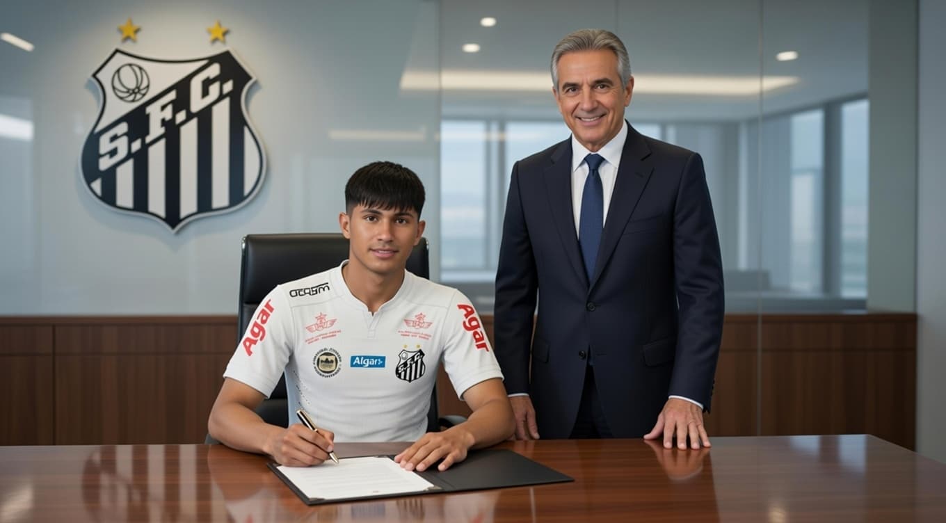 Let's go!! Pedro assina até 2017 com Santos FC