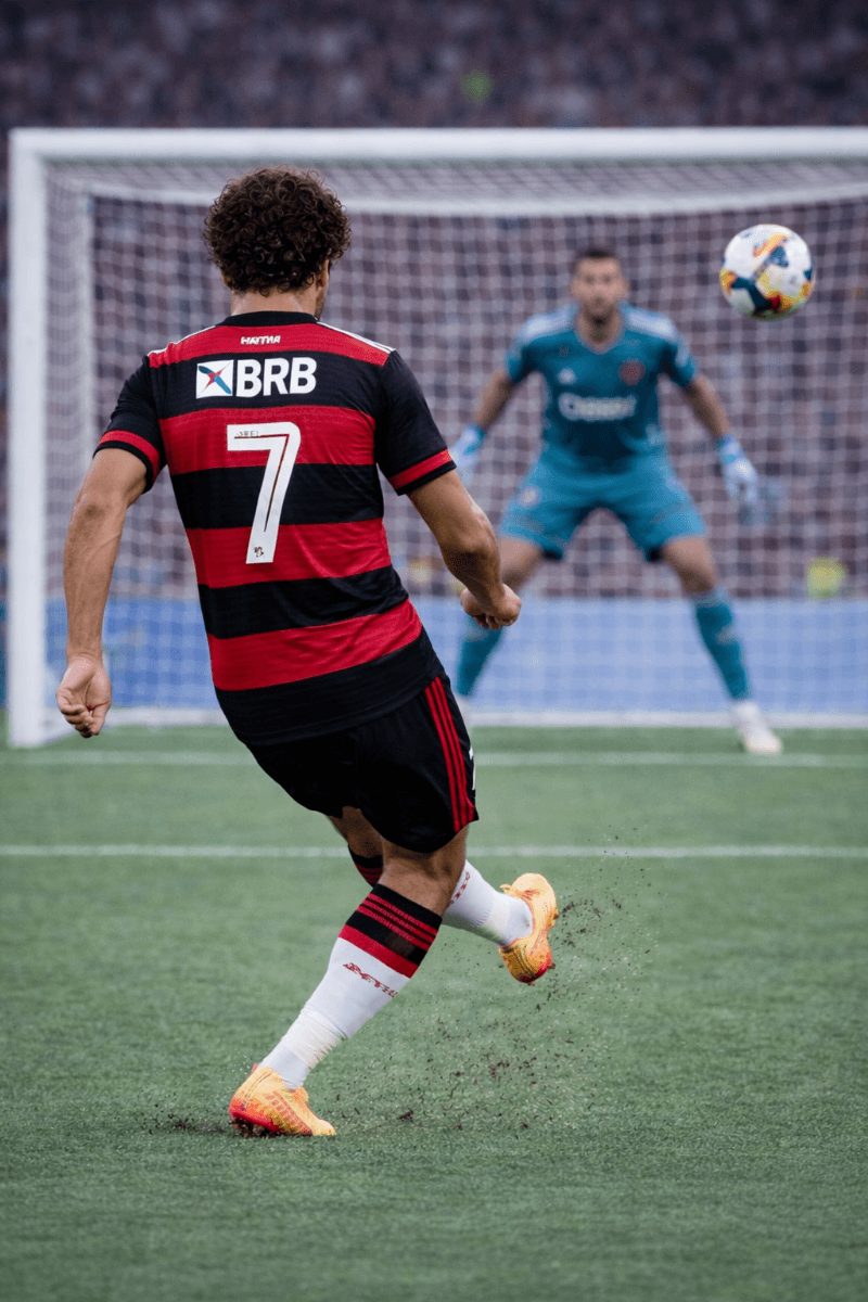 Gustavo marca um gol de trivela !!! O garoto está brilhando com a camisa do urubu!!