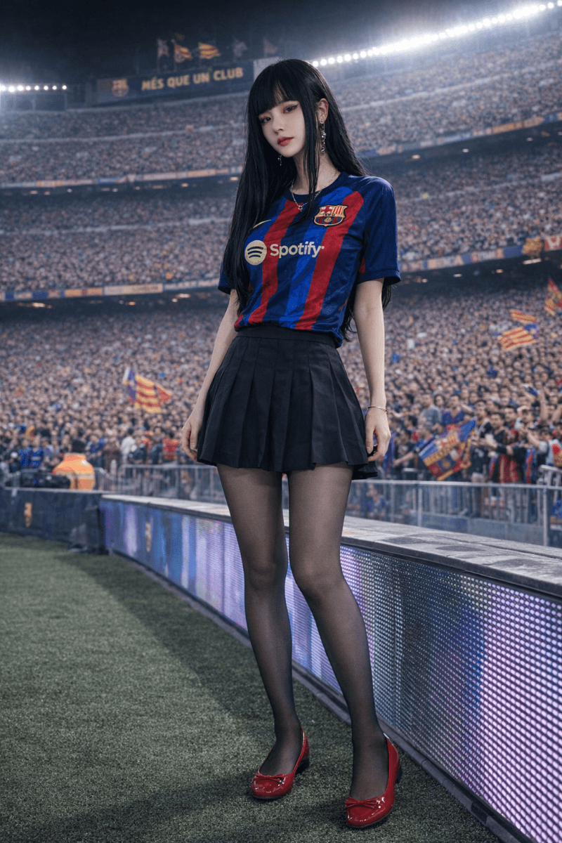 Visca Barça!! 💕💕🥰 Visitei o Camp Nou durante um dos jogos do Barcelona usando um ingresso vip! Tiramos fotos dentro do campo e tudo ma…
