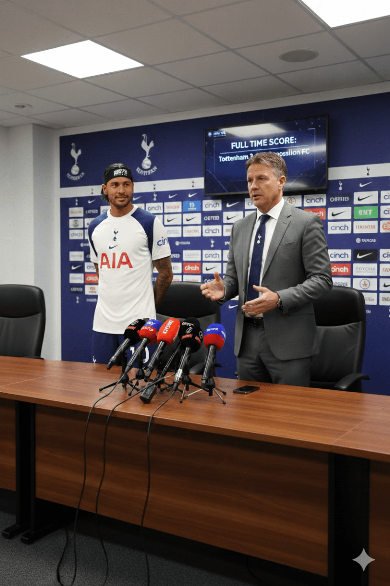 Notícias Oficial: e o João Victor não renovarei com Tottenham para a temporada 28/29!!! Títulos 1 Champions, 1 Europa league, 2 carabao C…