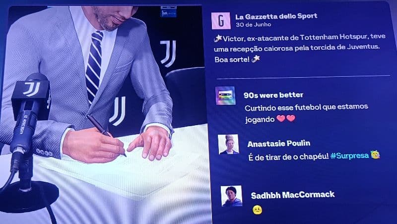 E sim oficial sou jogador da Juventus!! Após saída do Tottenham da Inglaterra eu João Vitor junto da Juventus assinei um contrato de uma …