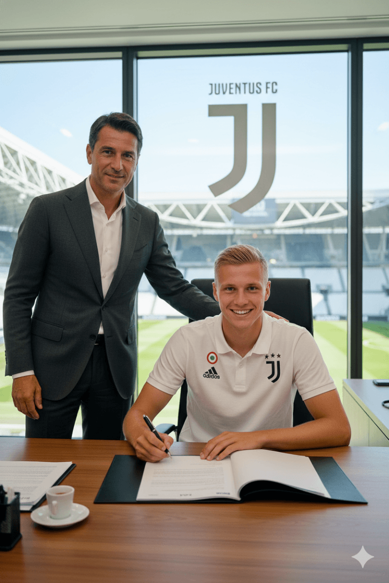 Assinei meu contrato com a Juventus de Turim! Fui contratado para um projeto muito grande! Vim para este clube para ser a estrela princip…