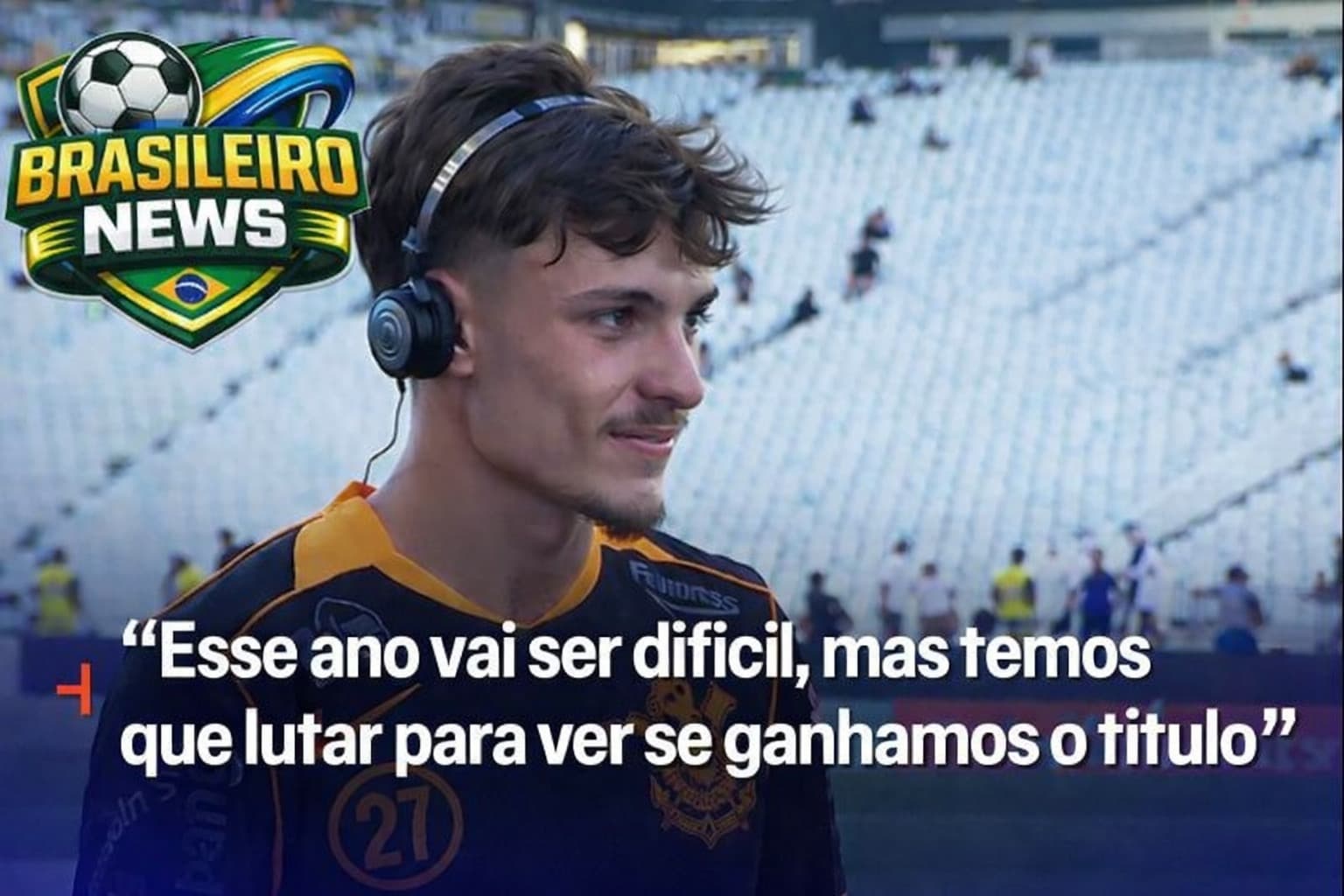 Após a vitória por 1x0 do Corinthians contra o Fluminense. Biden deixa claro que o time tem chance de brigar pelo título da Série A. “Ess…