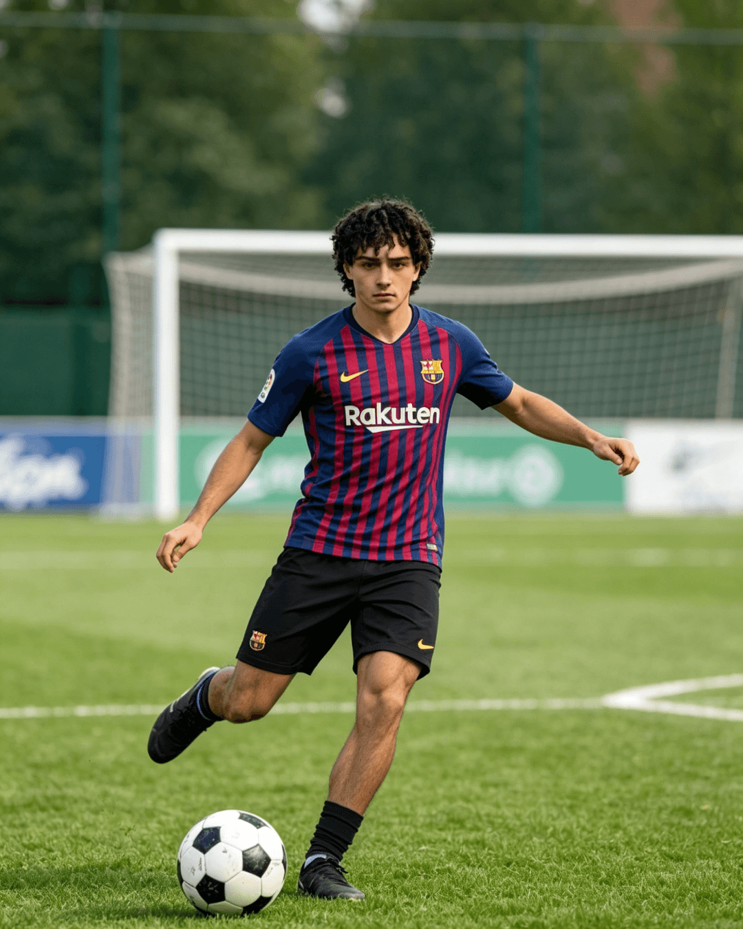 Treino para o primeiro jogo como profissional na LaLiga, mais um sonho sendo realizado, Visca el Barça i Visca catalunya 💙❤️