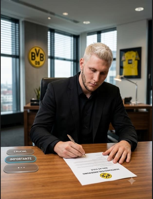 Contrato renovado! Sule assina uma renovação de contrato com o borrusia até 2028🔥!