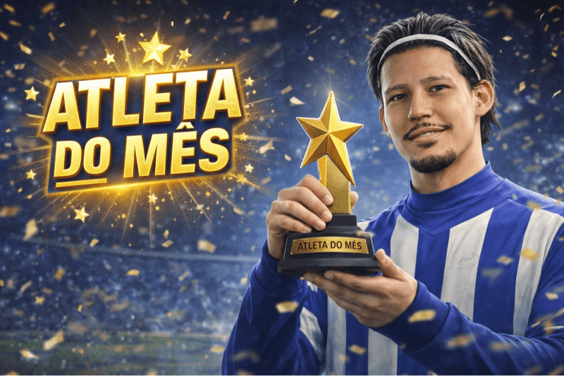 1° Atleta do Mês LALIGA HYPERMOTION 2026 . . . . . seguimos! 💙🤍