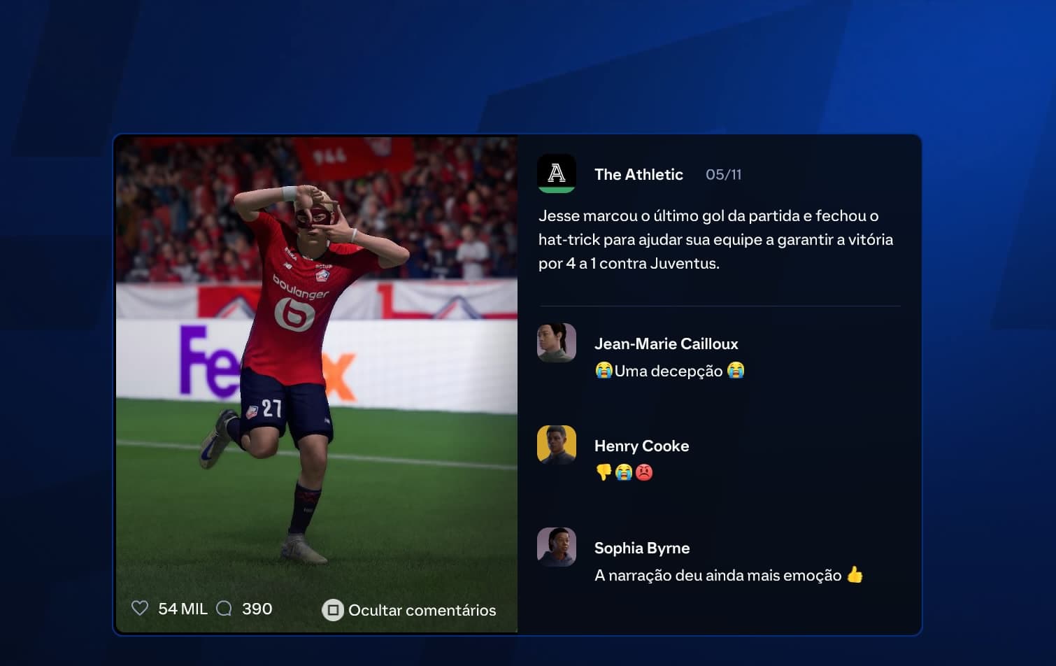 É HAT-TRICK!!! Ninguém nos parou nesse jogo, estávamos imparáveis🔥😤😮💨 Vencemos da Juventus de goleada, 4x1!!!