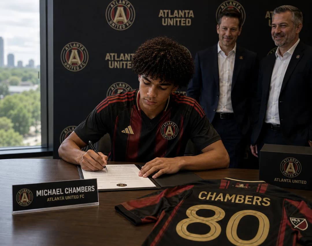📰 SPORT INTERTAINAMENT | OFICIAL Michael Chambers assina contrato com o Atlanta United aos 16 anos e inicia sua trajetória no futebol. P…