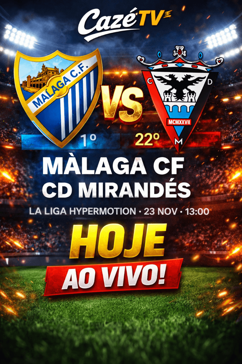 Próximo jogo do Málaga pela La Liga Hypermotion