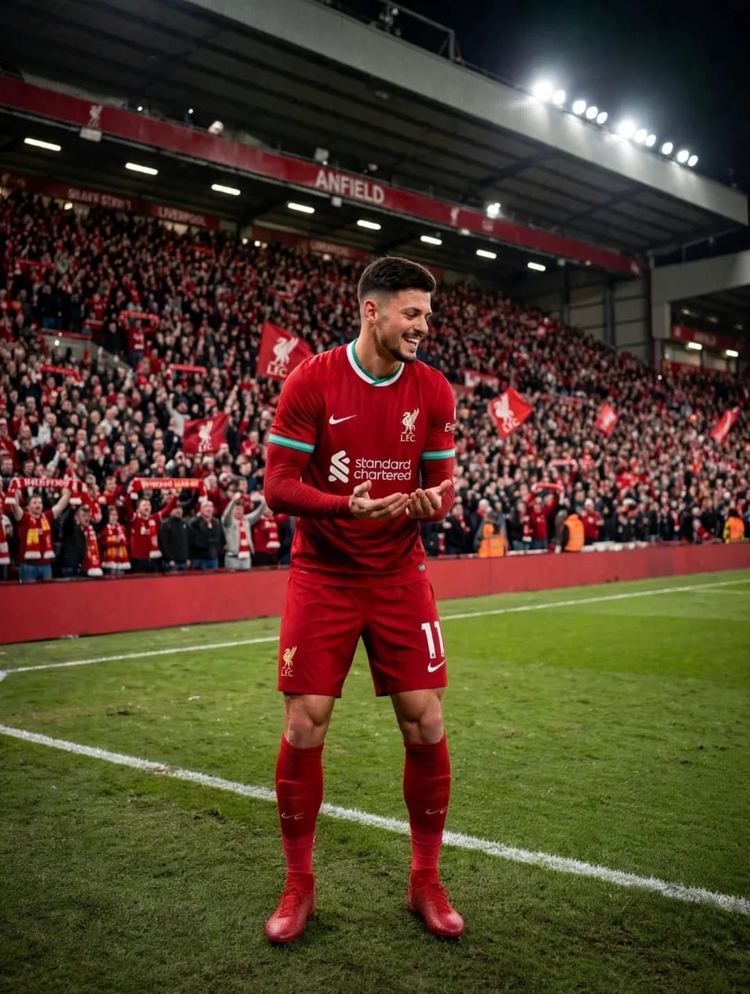 Fim de jogo Liverpool 1x0 Quarpelather city Gol L.MIRANDA 57'