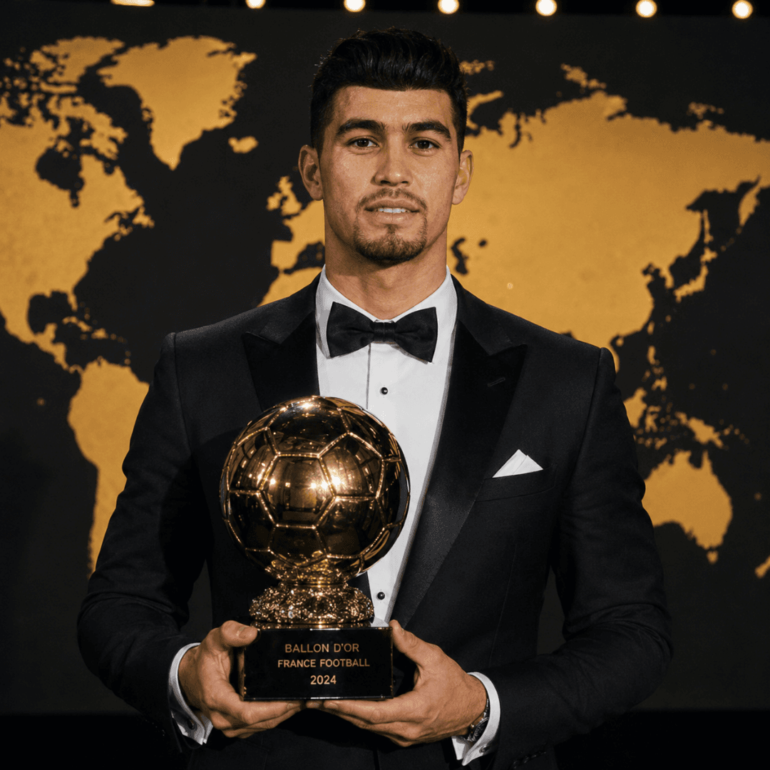 Quando comecei, o objetivo era apenas defender a baliza. Hoje, seguro a Bola de Ouro. Obrigado a todos que fizeram parte desta jornada. 🏆🧤