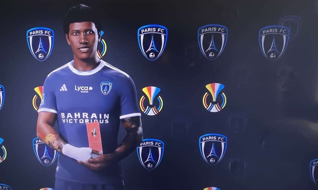 Depois da minha atuação na partida, empatando o jogo em 3 a 3 recebi o prêmio de melhor em campo.