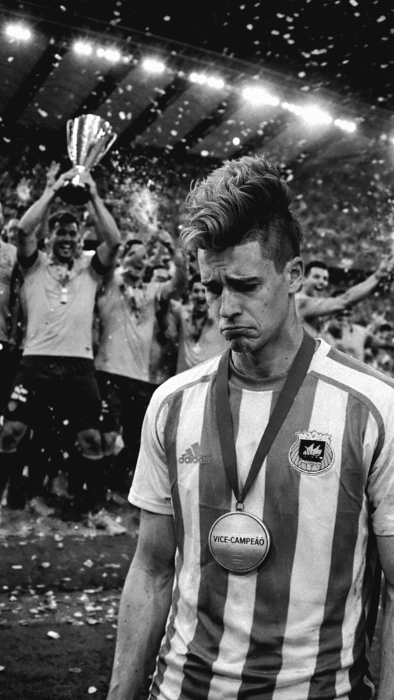 Infelizmente não conseguimos... Tentamos o possível, mas não levantamos a taça. Cabeça erguida pois fizemos história pelo Rio Ave. +1⚽️