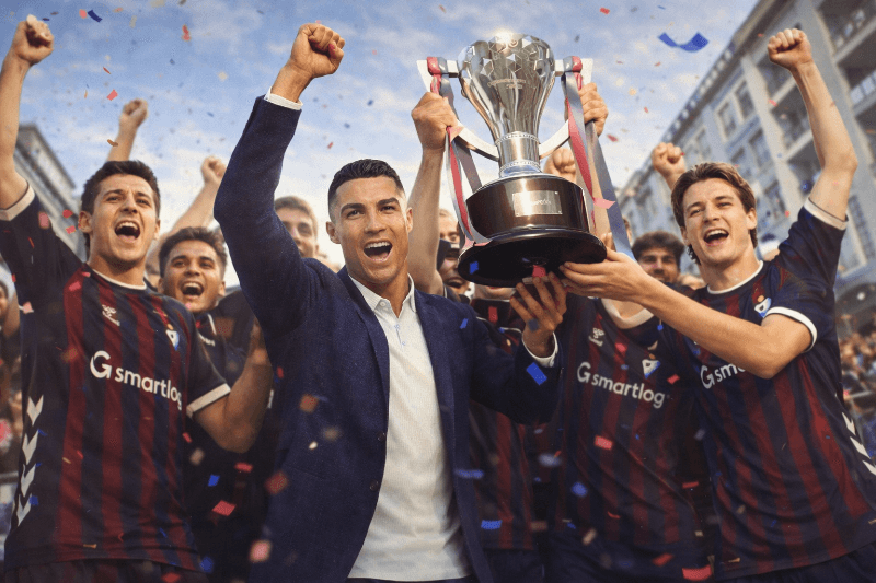 Primeiro troféu de muitos como treinador🏆