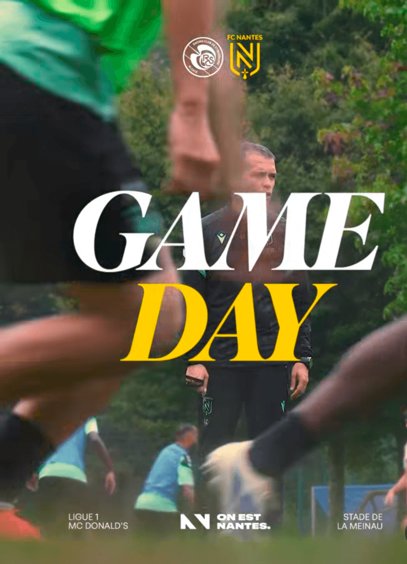 DIA DE CANÁRIO!!!🟡🟢 Hoje o FC Nantes entra em campo novamente pela Segunda jornada da Ligue 1,visando os 3 pontos fora de casa. "La ren…