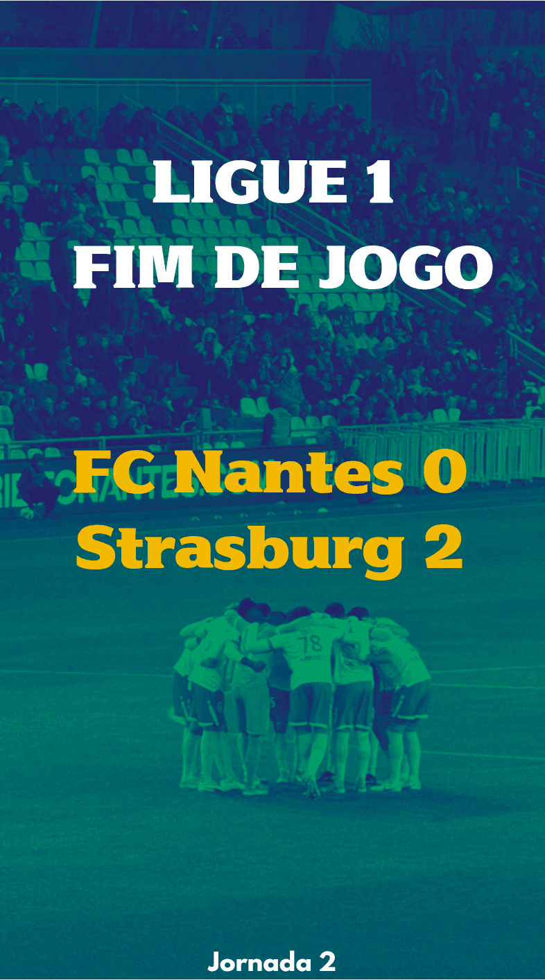 Fim de jogo. O FC Nantes volta pra casa sem nenhum ponto. Próximo jogo:Aj Auxerre(Casa) "La renaissance du canari de la beaujoire"