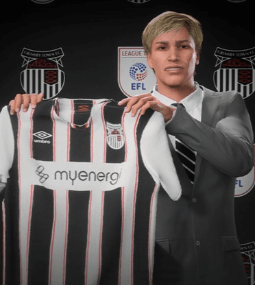 Muito obrigado Grimsby Town, pela oportunidade de mostrar meu futebol no time profissional, prometo que não vou decepcionar!