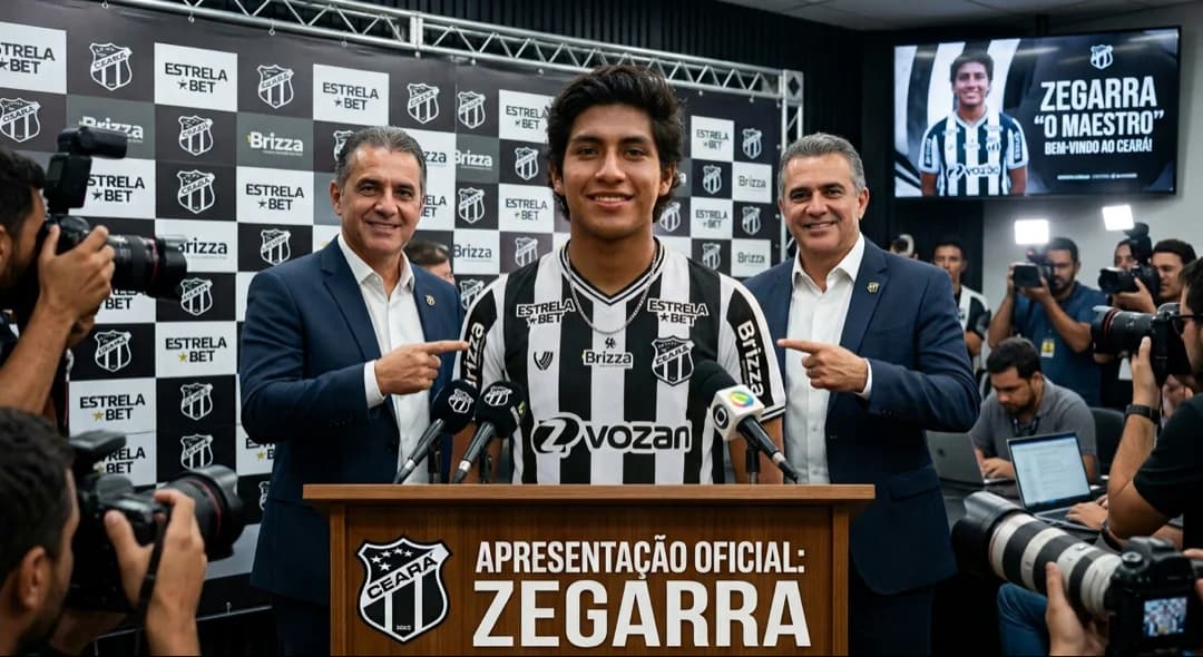 Muito feliz de chegar no vozão!