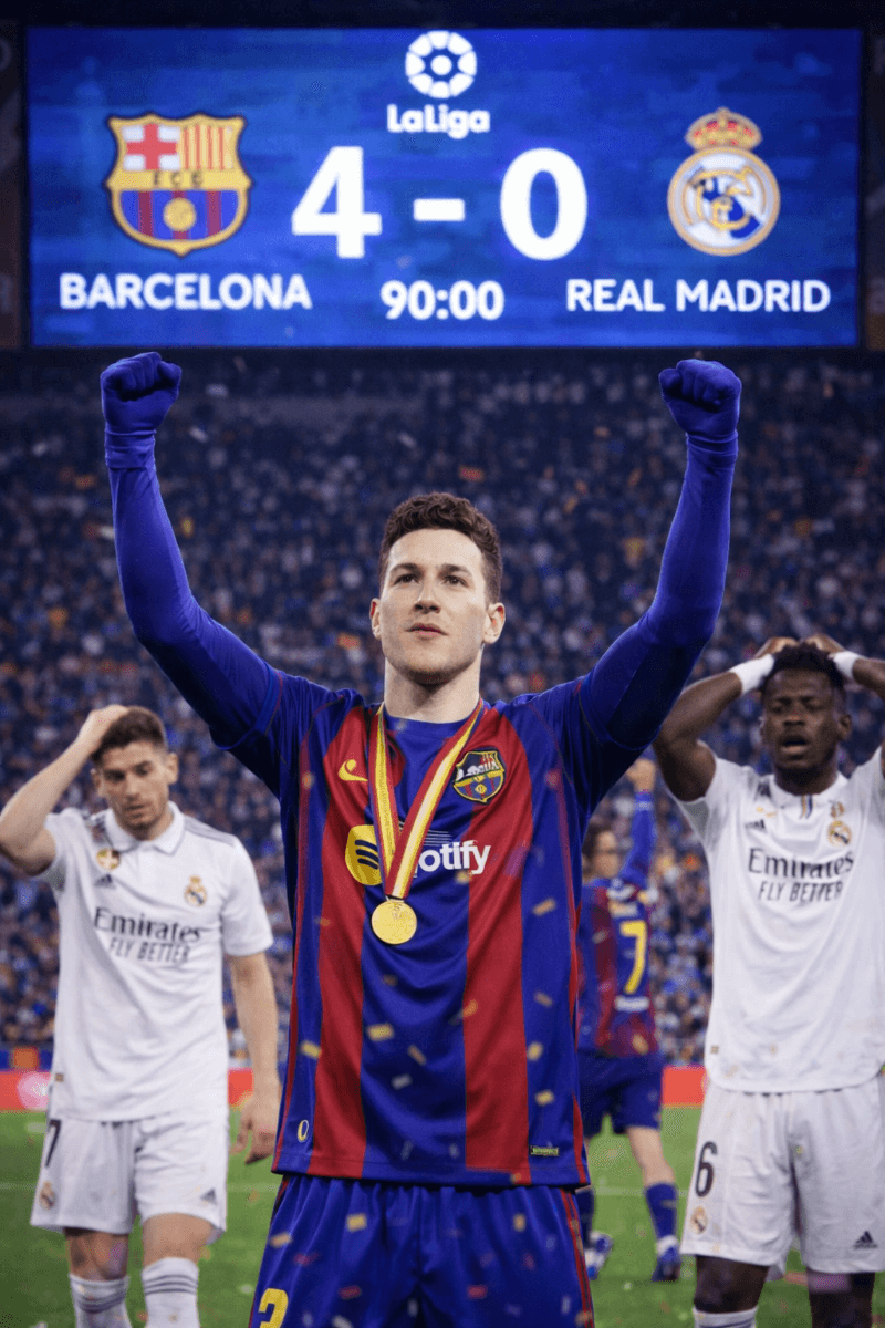 Clássico do Barcelona 4-0❤️💙💙💙