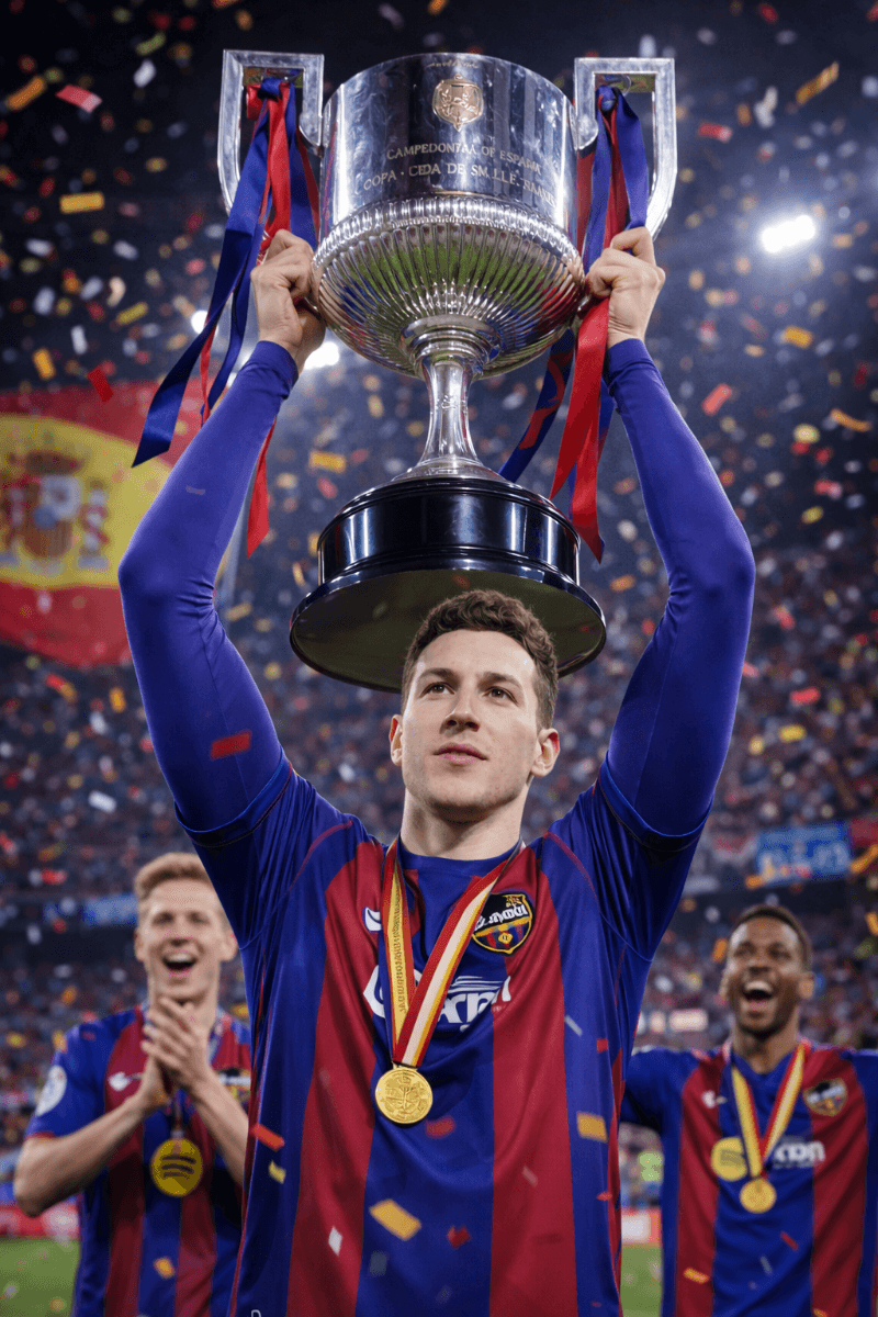 Ganhamos a taça!❤️💙❤️💙