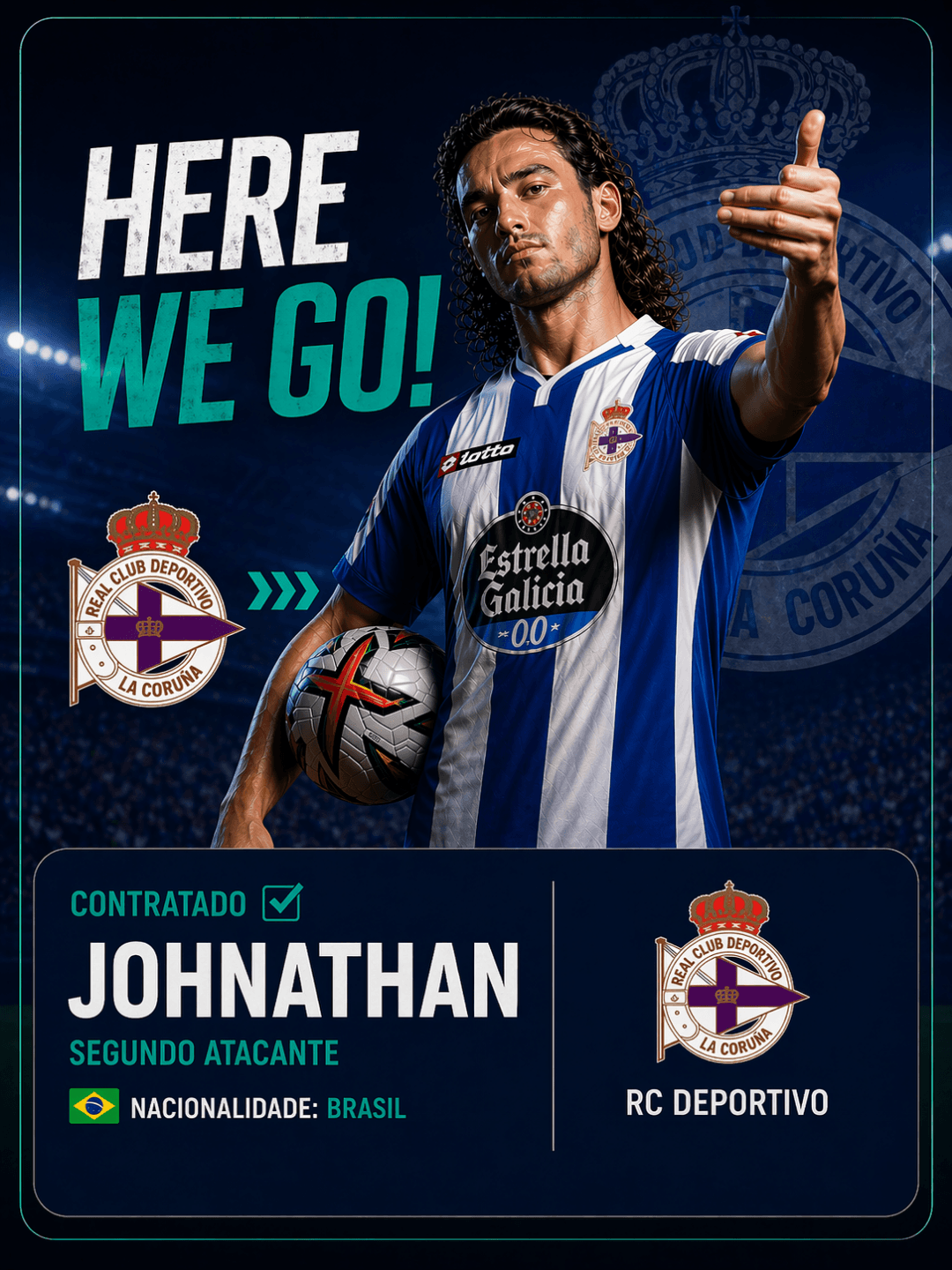 Com 17 anos, Johnathan é o futuro do Deportivo.