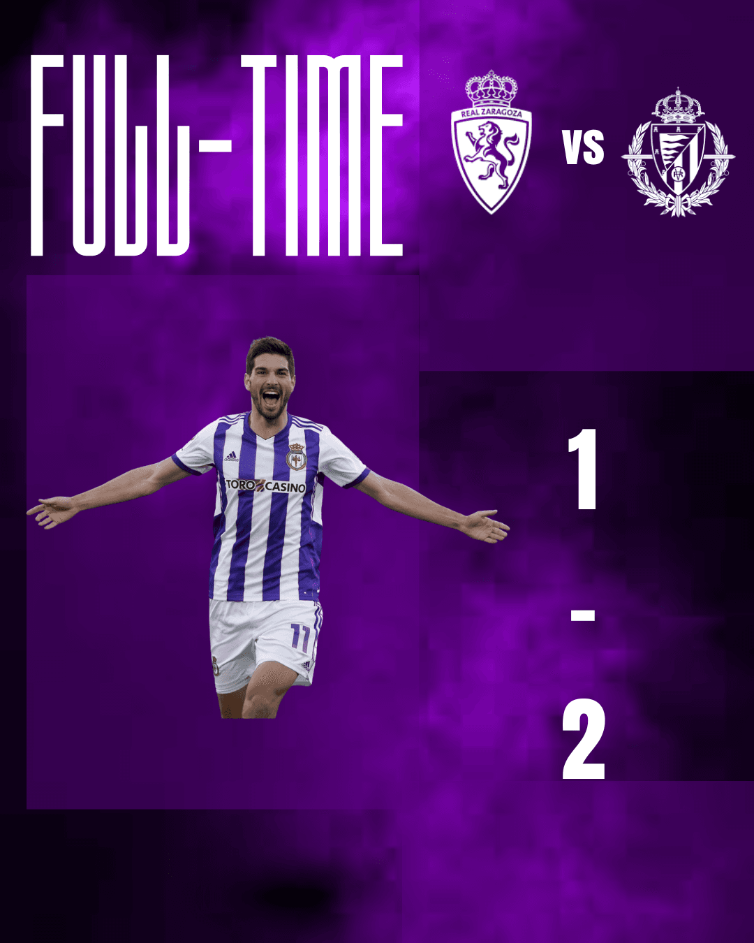Acabou!!! Trazemos 3 pontos de Zaragoza para casa.