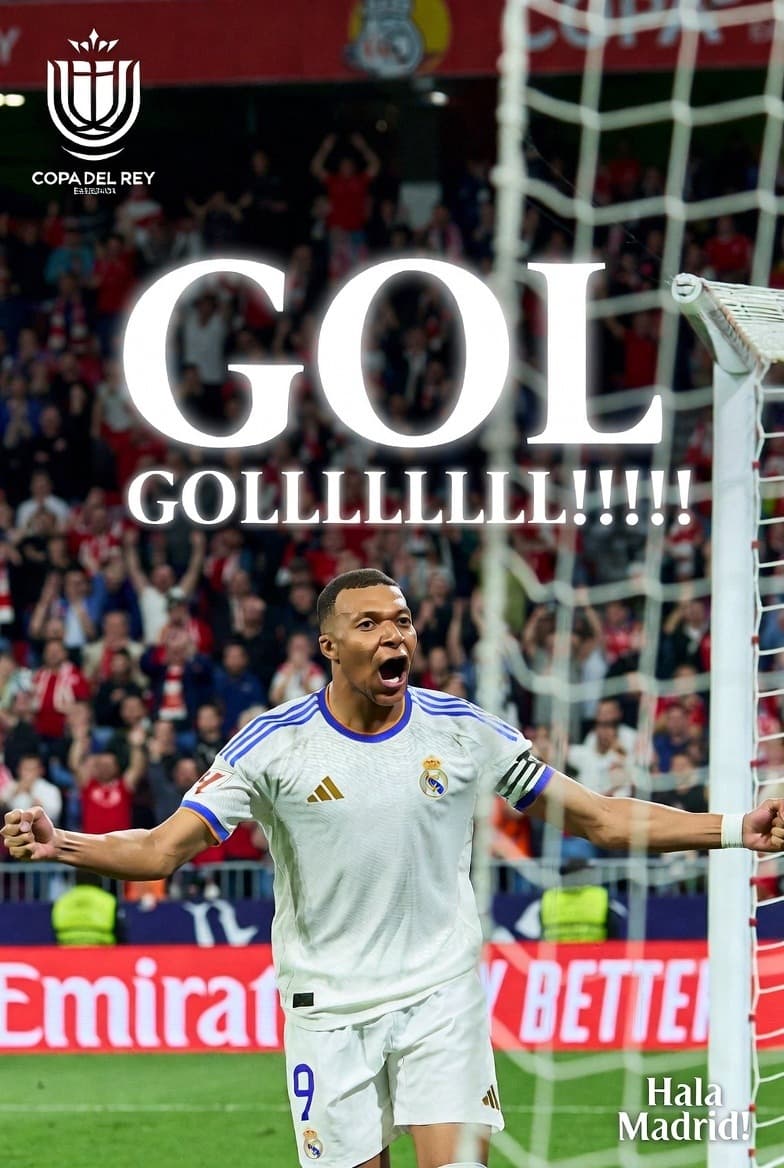 Mbappé marca o terceiro do Real Madrid, após um passe de Torres, 0 X 3 já no segundo tempo. 🇫🇷⚽🔥