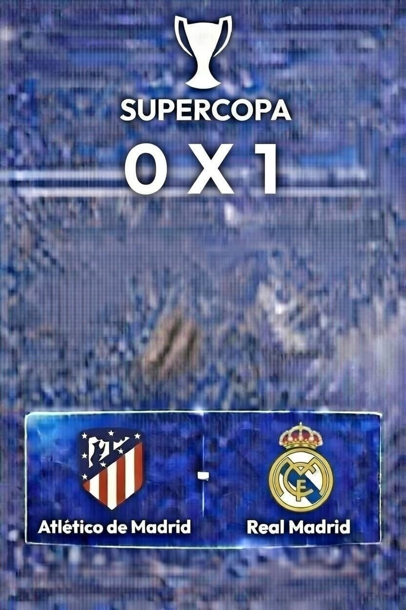 Endrick abre o placar no Clássico de Madrid, 0 X 1, por enquanto Real Madrid está se classificando para a final da Supercopa!🇧🇷⚽🏆
