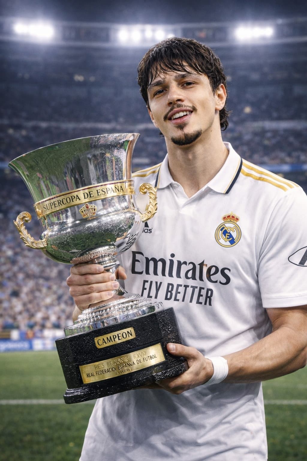 Somos campeões, é o meu primeiro título com a camisa do Real 🇪🇸🏆🔥