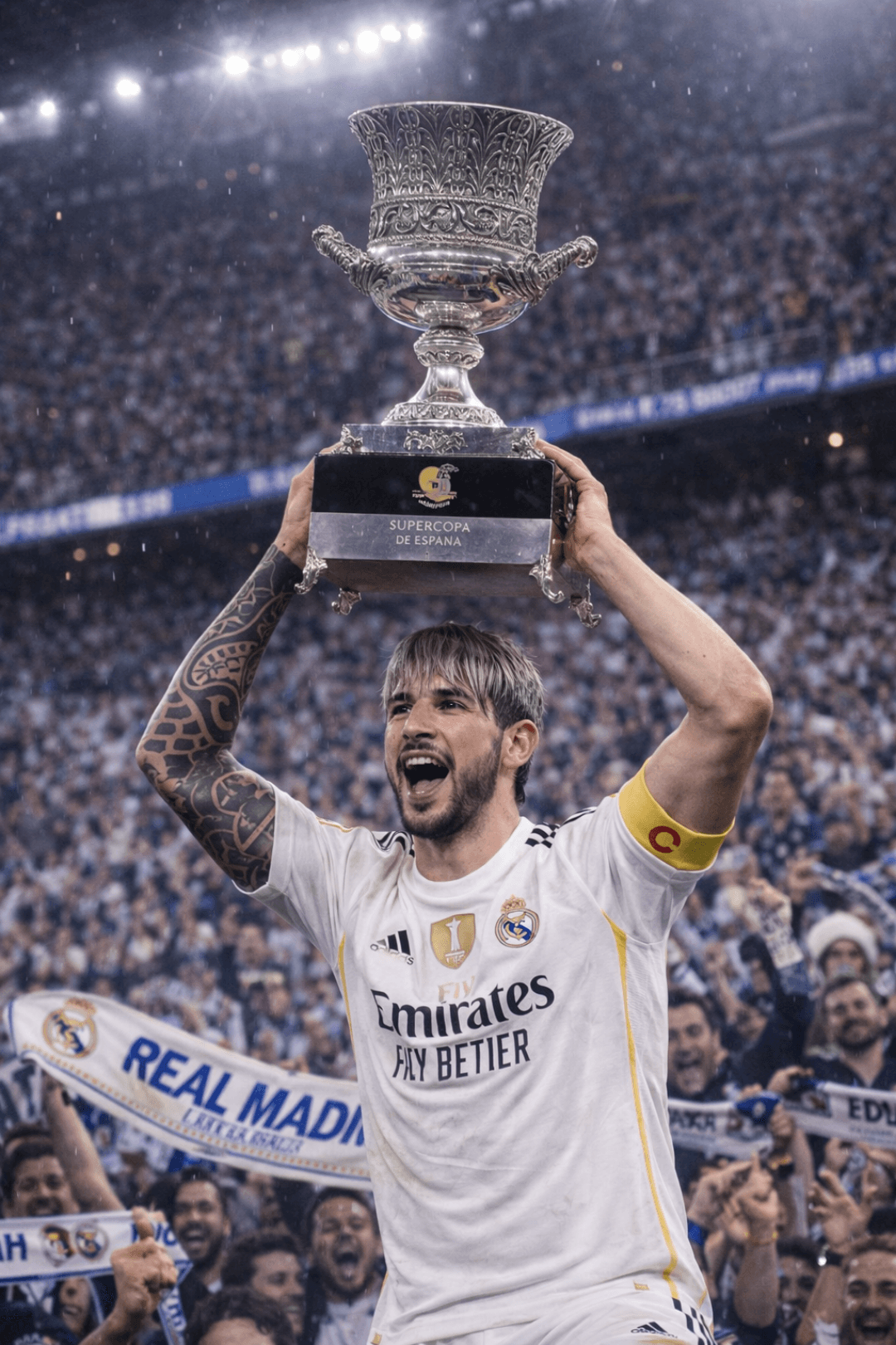 CAMPEONES!!! SOMOS CAMPEÕES DA SUPERCOPA DA ESPANHA!!! 3x0 para cima do freguês da Catalunha, fora o baile! 👑⚪🔥