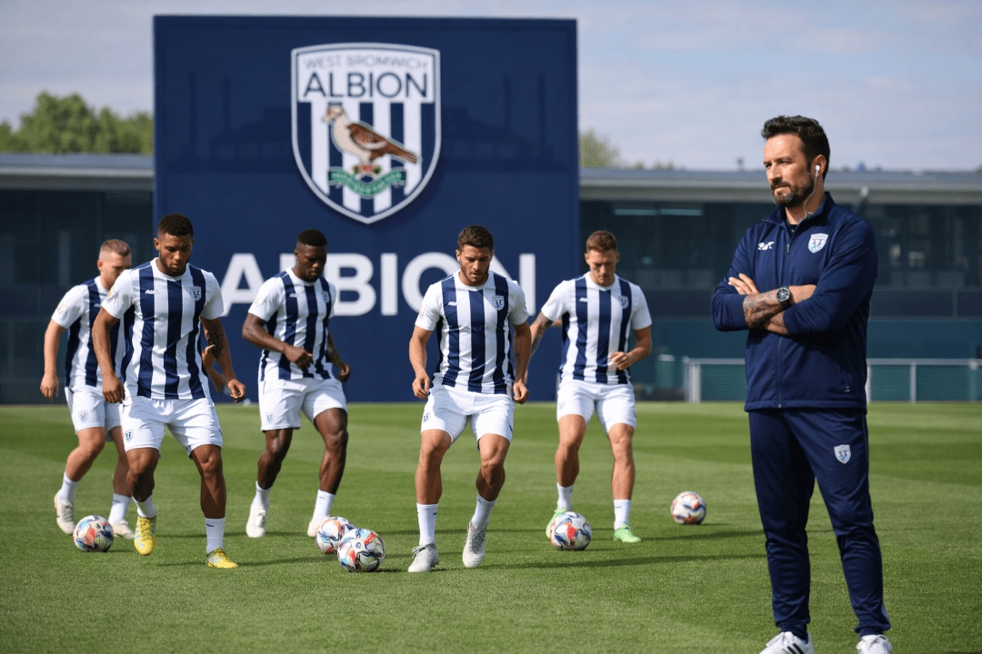 César Peixoto completa o seu primeiro treino ao serviço do west Bromwich
