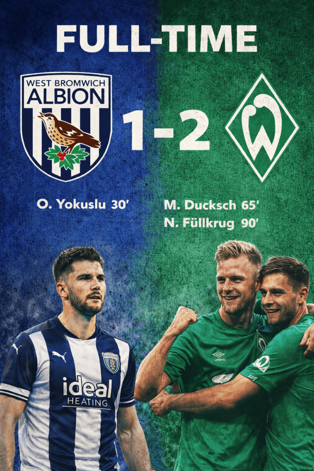 ACABA O JOGO. west Bromwich perde o primeiro do jogo da época e o primeiro jogo do César Peixoto no comando técnico.