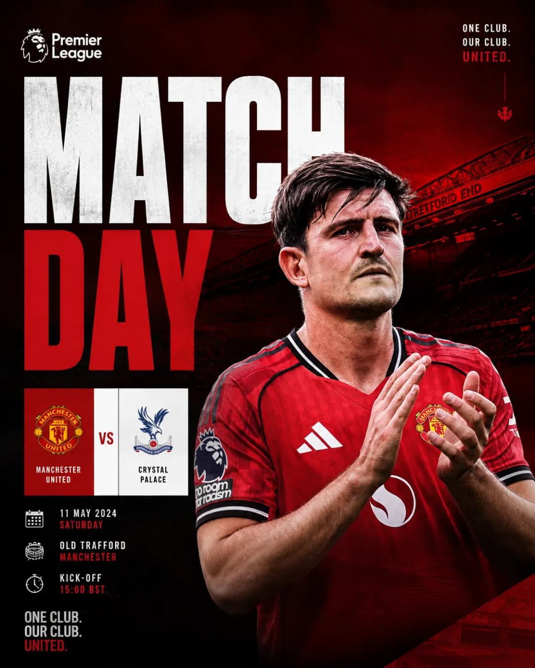 Jogo contra Crystal Palace em casa.😈🔴⚪