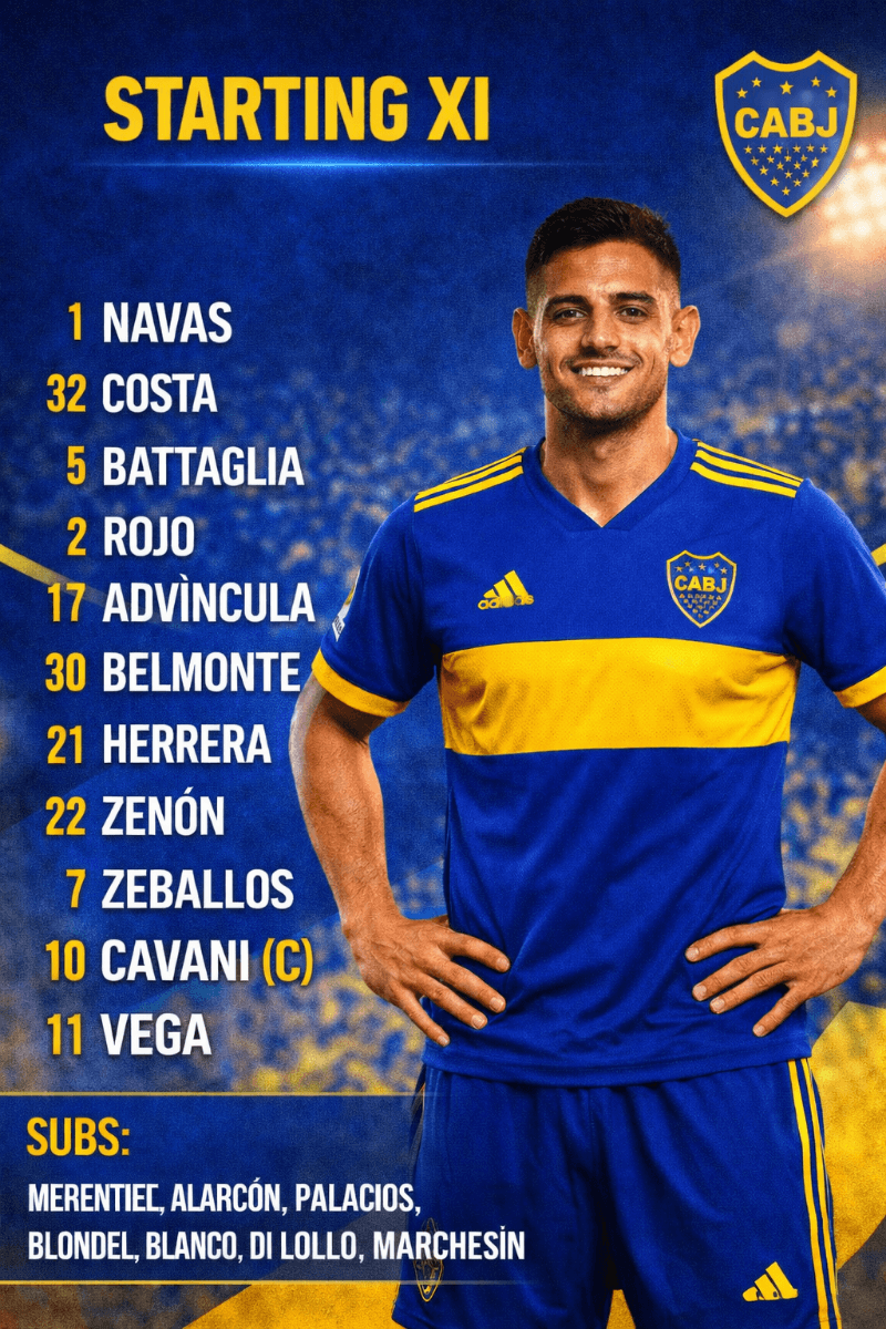 Esse é o time titular para enfrentar o Unión na casa deles pela LPF