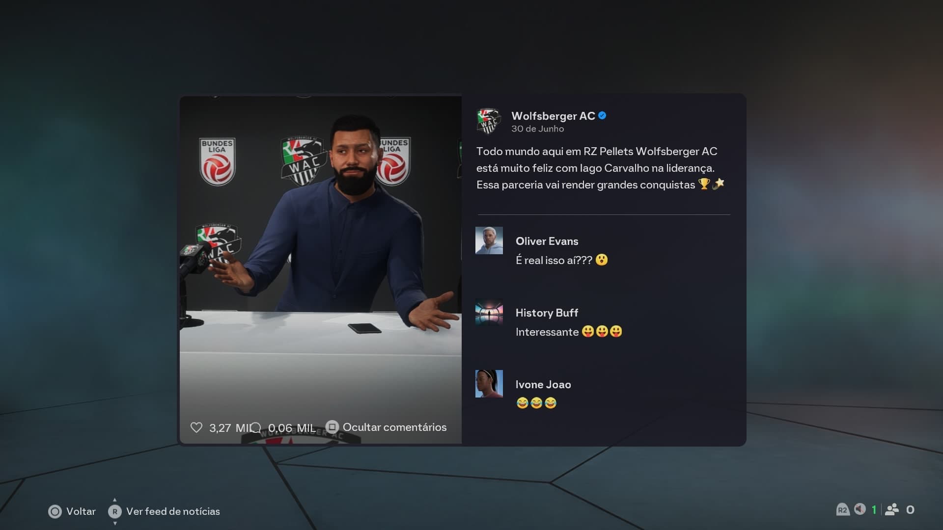 HERE WE GO! 🔥 O Brasileiro, Iago Carvalho é apresentado como técnico do Wolfsberger AC da Áustria. Após passagem nas categorias de base …