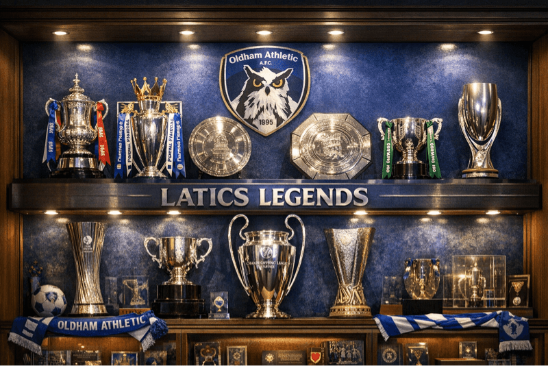 Acabamos o modo carreira com o Oldham, clube que saiu da 4ª divisão do futebol inglês a ser a potencia 🏆🏆 FA Cup 🏆 Premier League 🏆 C…