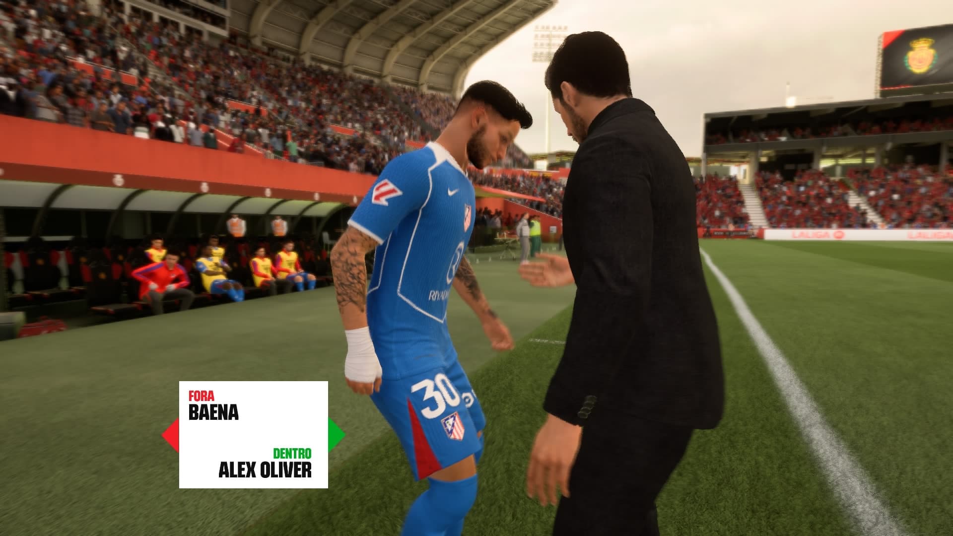 🚨OLIVER EM CAMPO🚨 Depois, de 4 semanas fora!!! Meia esquerda Alex Oliver volta contra o Rcd Malorca pela 9° Rodada Da La Liga Oliver en…