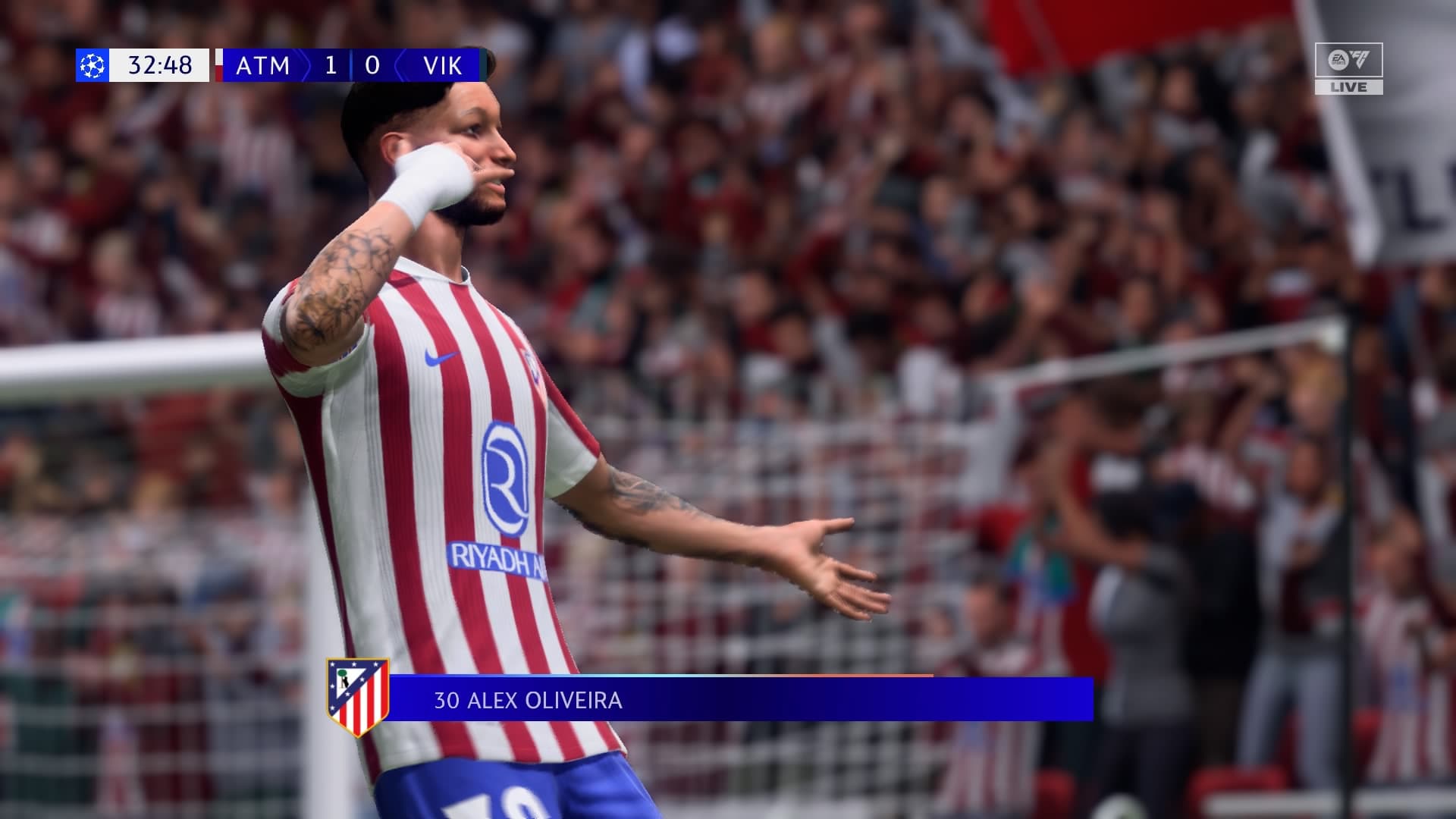 🚨ATENDE O PORTUGUÊS🚨 Alex Oliver Marca 2 gols na Goleada por 3-0 contra os Vinkings FC pela Fase de grupo da Champions. Oliver marcou p…