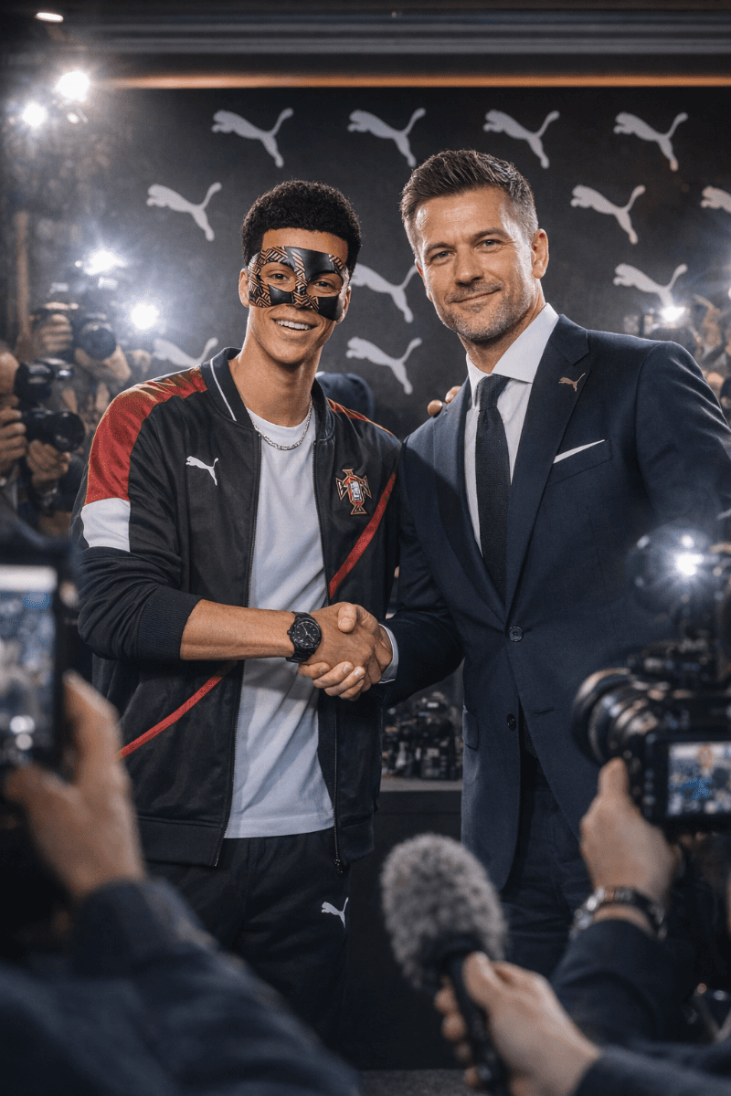 Aos 19 anos, Felipe Mello assina com a Puma. Contrato estimado em €1,5 milhão por ano, com bônus por gols e convocações. Mais um passo gi…