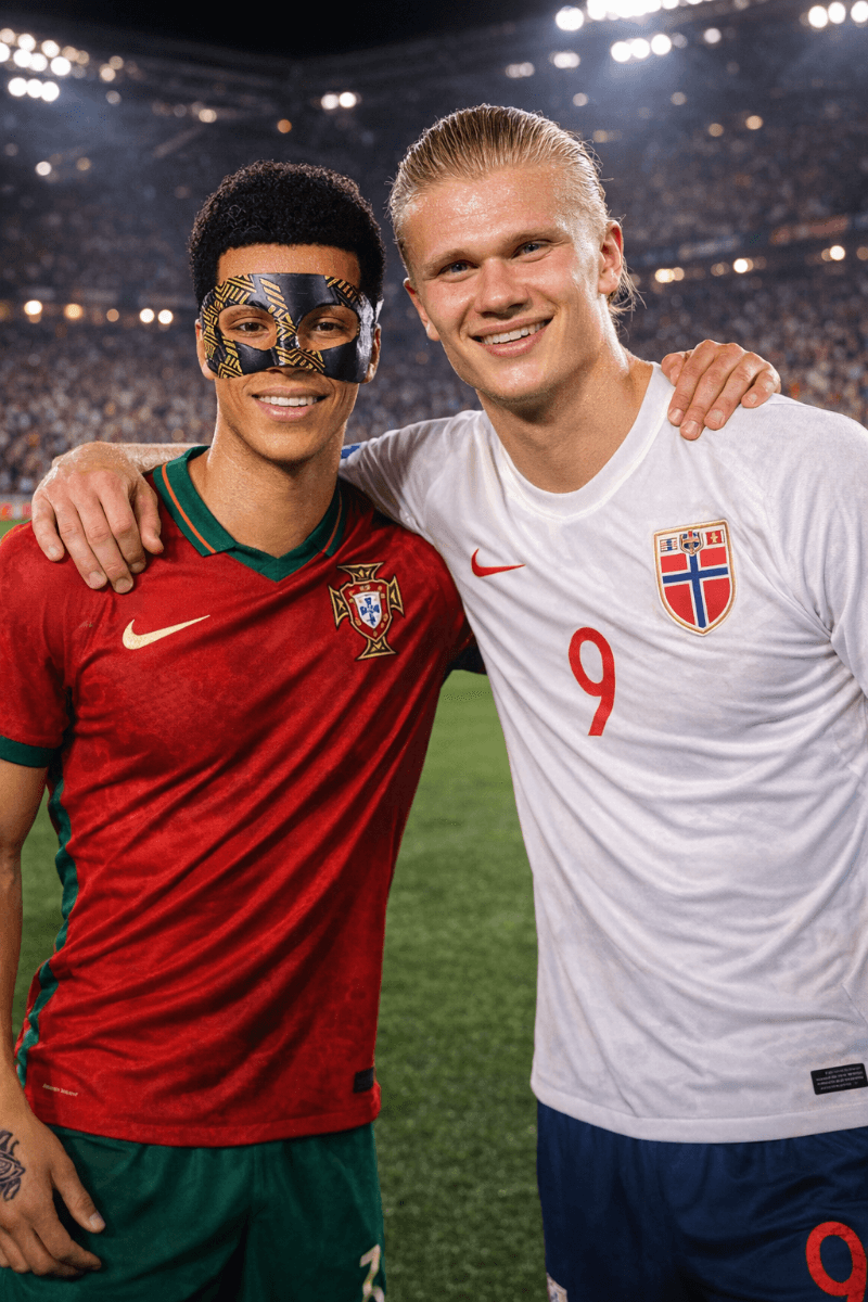 Mais uma vez conhecendo um astro de seleção dessa vez o haaland mais um muito obrigado a vocês amo muito todos 💚❤️