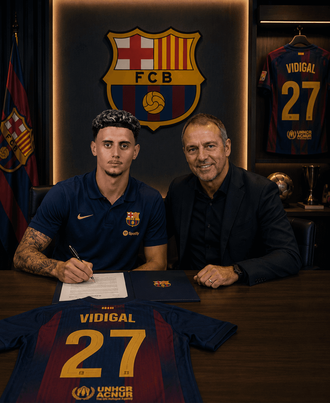 Sandro vidigal jogador que temporada passada chegou na janela de janeiro vai para o Barcelona por 4.5 milhões de euros depois de ótimos j…
