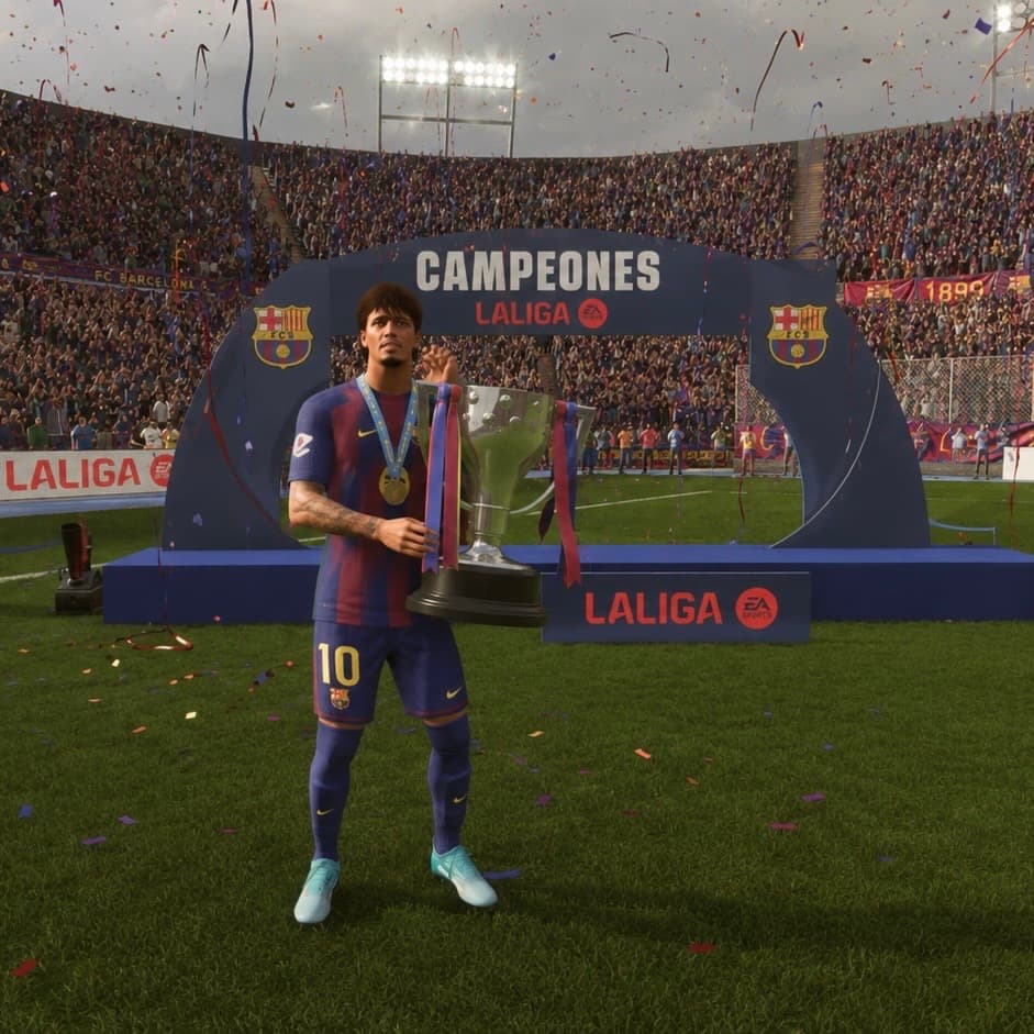 Champions of the league too🏆🇪🇸