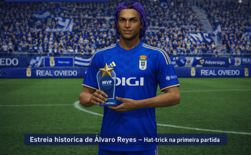 📰 Álvaro Reyes deslumbra en La Liga El delantero de 17 años del Real Oviedo anotó tres goles en su debut y fue elegido MVP, consolidándo…