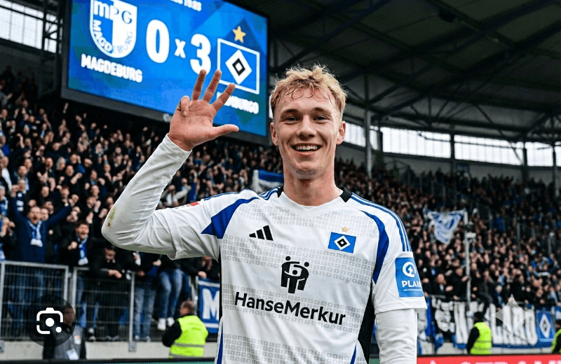 Com hat trick de Karabec vencemos o magdeburg fora de casa!! 27 rodada da Bundesliga 2. Magdeburg 0 x 3 Hamburgo 2° Hamburgo