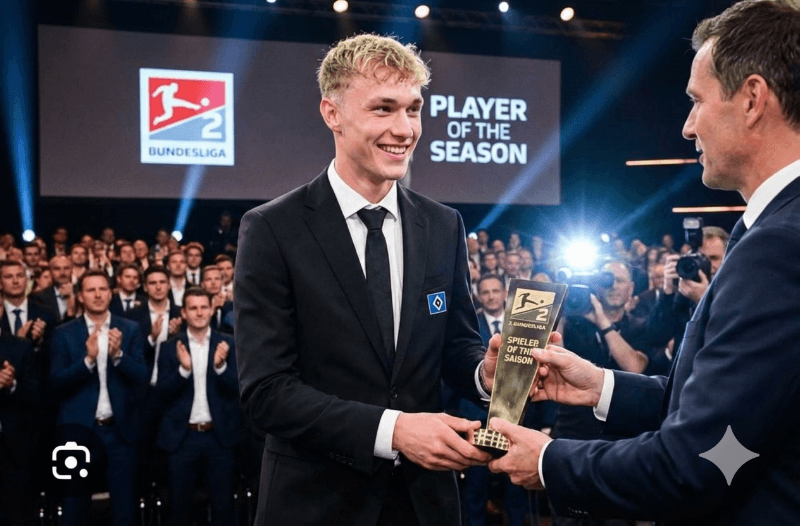 Nosso ponta direita Karabec foi eleito o melhor jogador da Bundesliga 2!!!